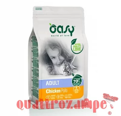 Oasy Cat Adult Pollo 300 gr Per Gatti
