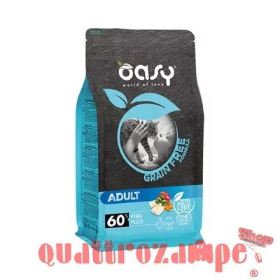 Oasy Cat Adult Grain Free Pesce 7,5 Kg Per Gatti