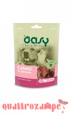 Oasy Snack Cubetti di Salmone 80 g per Cani