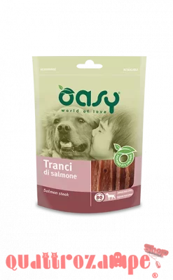 Oasy Snack Tranci di Salmone 80 g per Cani