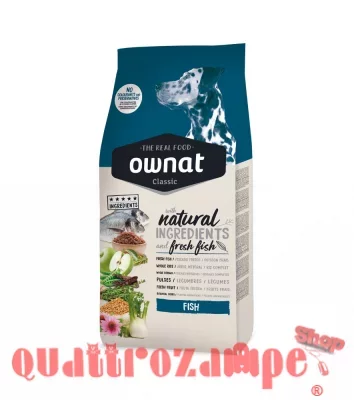 Ownat Classic Fish 20 kg Crocchette Per Cani con Pesce