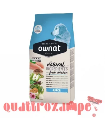 Ownat Classic Junior 4 kg Crocchette Per Cani Cuccioli
