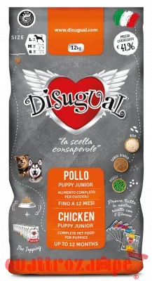 Disugual Dog Puppy Medium 1 Kg Gusto Pollo