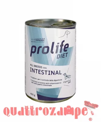 Prolife Dog Veterinary Intestinal All Breeds 400 gr Barattolo Umido Cane