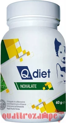 Q.Diet Noxalate 60 Capsule 36 Gr Per Cani e Gatti