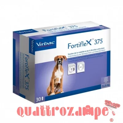 Virbac Fortiflex 375 mg 30 compresse Per Cani