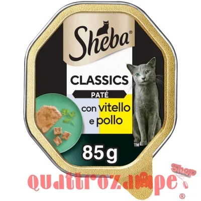 Sheba Pate Classic Vitello e Pollo 85 gr