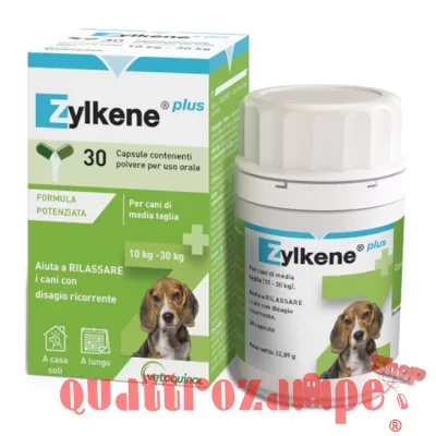Zylkene Plus per Cani Taglia Media da 10 a 30 kg 30 Capsule