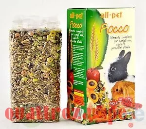 Fiocco Mangime Per Conigli Nani, Cavie e Porcellini D'india 800 gr