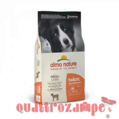 Almo Nature Holistic Medium Adult Dog 12 kg Agnello e Riso per Cani