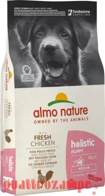 Almo Nature Holistic Puppy Medium Dog 12 kg Pollo Fresco per Cani