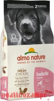 Almo Nature Holistic Puppy Large Dog 12 kg Pollo Fresco per Cani