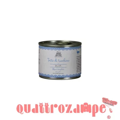 Barf Dr. Clauder's Menu Completo Trito Tacchino 200 gr Umido Per Gatto