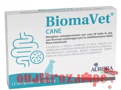 Aurora Biofarma BiomaVet 1500 ml 12 cmp Per Cane