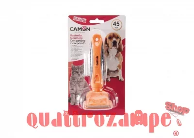 Camon Slanatore Professionale 45 mm Rastrello Districante Per Cani e Gatti