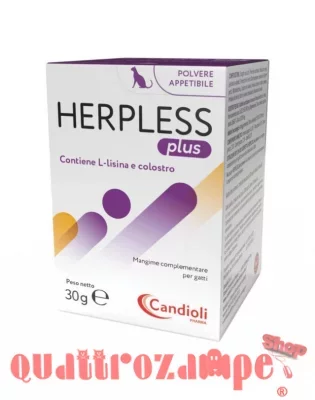 Candioli Herpless PLUS 30 gr Polvere Per Gatti