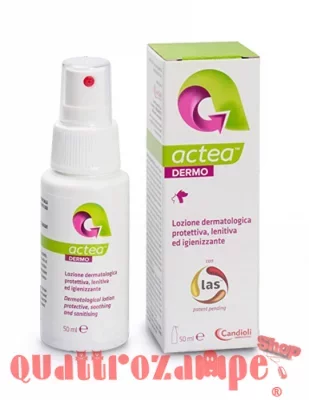 Candioli Actea Dermo 50 ml Lozione Dermatologica Per Cani e Gatti