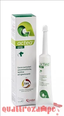 Candioli Actea Oto Gocce Auricolari 30 ml Per Cani e Gatti