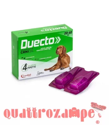 Candioli Duecto Spot On 4 Pipette Cani da 20 kg a 40 kg