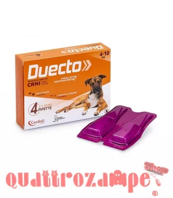 Candioli Duecto Spot On 4 Pipette Cani da 4 kg a 10 kg