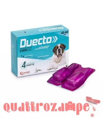 Candioli Duecto Spot On 4 Pipette Cani da 40 kg a 60 kg