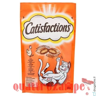 Catisfactions Snack Per Gatti 60 gr Pollo