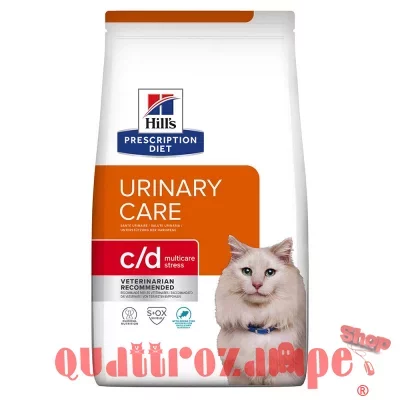 Hill's Diet C/D Urinary Care Stress PESCE 8 kg Per Gatti