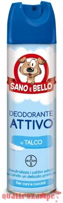 Bayer Deodorante Attivo Talco 250 ml Sano e Bello