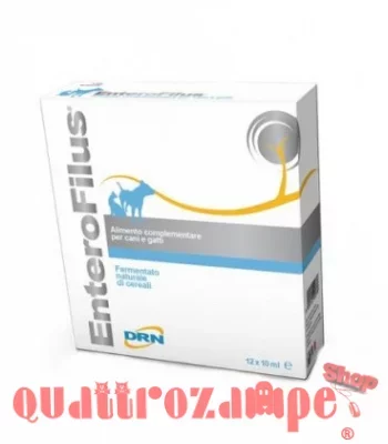 DRN Enterofilus 12 Fiale 10 ml Per Cani e Gatti