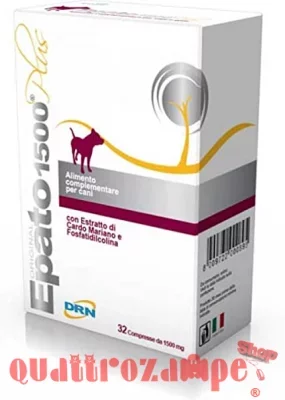 DRN Epato Plus 1500 mg 32 Compresse Per Cani
