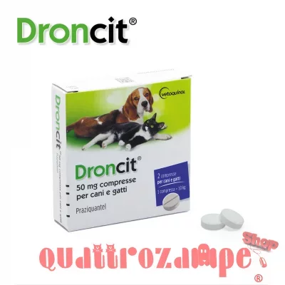 Droncit 50 mg 6 Compresse per Cani e Gatti