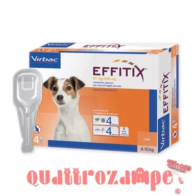 Virbac Effitix Cane Spot-on 4 - 10 kg 4 Pipette