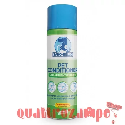 Sano e Bello Pet Conditioner Repellente Ambienti Interni 300 ml Per Gatti e Cani