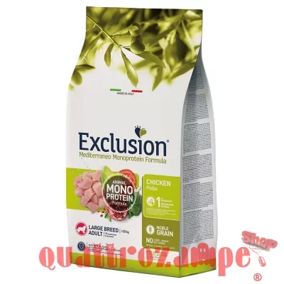 Exclusion Mediterraneo Adult Large Breed Pollo 12 Kg