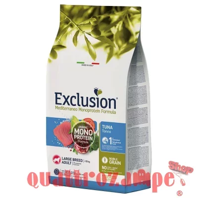Exclusion Mediterraneo Adult Large Breed Tonno 12 Kg