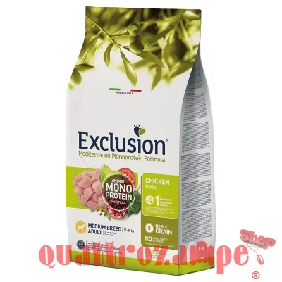 Exclusion Mediterraneo Medium Adult Breed Pollo 12 Kg