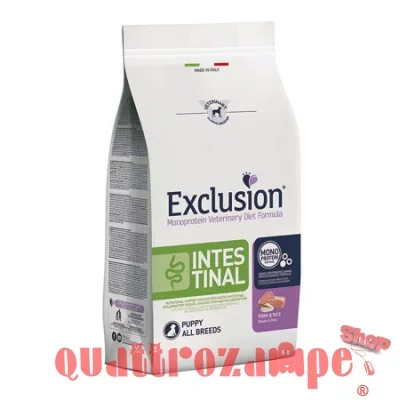 Exclusion Diet Intestinal Puppy All Breed Maiale e Riso 12 Kg DANNEGGIATO