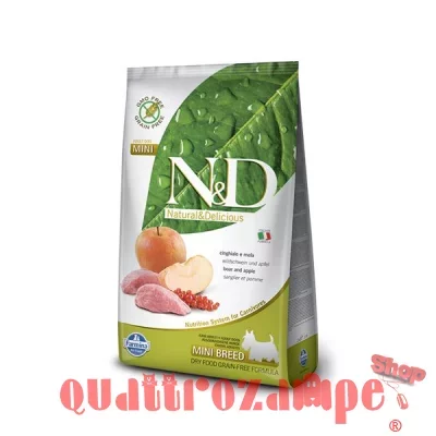 Farmina N/D Grain Free Adult Mini Cinghiale e Mela 2,5 KG