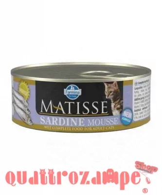 Farmina Matisse Mousse Sardine 85 gr Umido Scatoletta Per Gatto