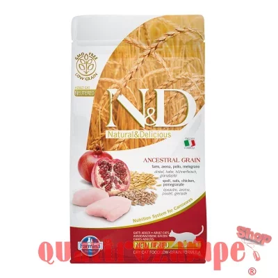 Farmina N/d Ancestral Low Grain Neutered Pollo e Melograno 300 gr Per Gatti Sterilizzati