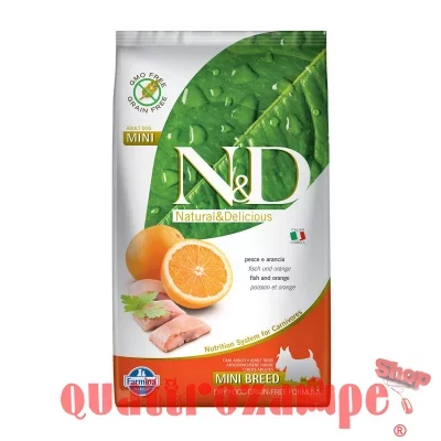 Farmina N/D Grain Free Adult Mini Pesce e Arancia 2,5 kg