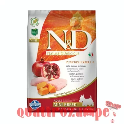 Farmina N/D Pumpkin Grain Free Adult Mini Pollo e Zucca 2,5 Kg