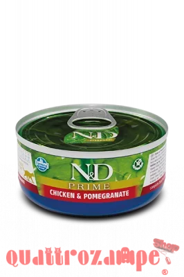 Farmina N&D Prime 70 gr Adult Pollo e Melograno Umido Gatto