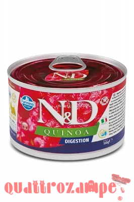 Farmina N/D Umido Quinoa Dog Mini Adult Digestion 140 Gr Cane