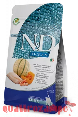 Farmina N/d Pumpkin Grain Free Ocean KITTEN Merluzzo Gamberetti 5 Kg Per Gatti