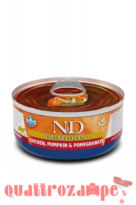 Farmina N&D Pumpkin 70 gr Pollo Zucca e Melograno Umido Gatto