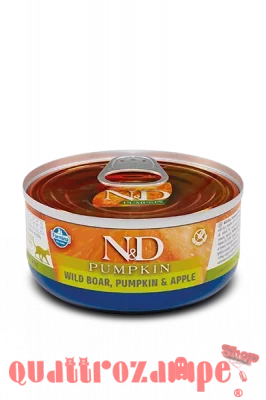 Farmina N&D Pumpkin 70 gr Cinghiale Zucca e Mela Umido Gatto