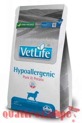 Farmina Vet Life Hypoallergenic Maiale e Patate 2 kg Per Cani Ipoallergenico