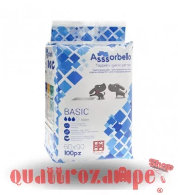 10 Tappetini Assorbenti Per Cani 60 x 90 Fuss Dog Basic Assorbello