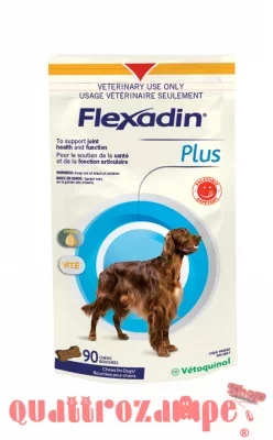 Vetoquinol Flexadin PLUS 90 Tavolette Per Cani Talglia M & L oltre 10 kg